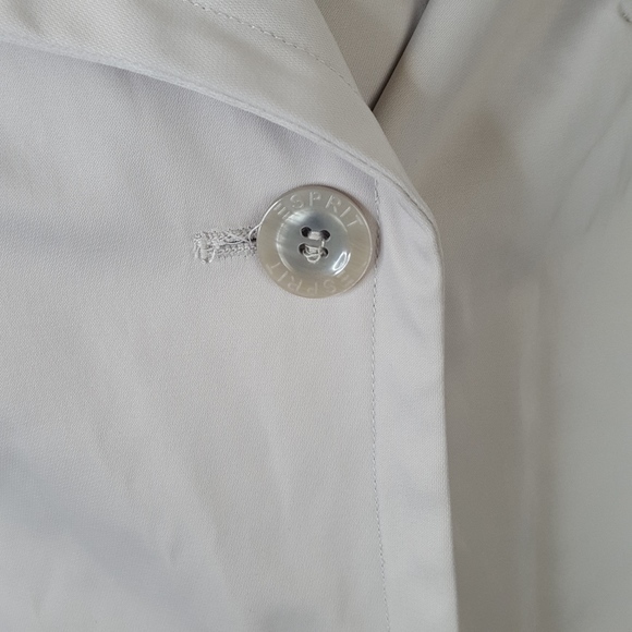 Esprit Tan Trench Pink Tweed lining Coat - Picture 5 of 8